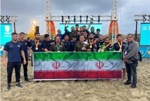 مقام اولی تیم ملی کشتی ساحلی در چهارمین مرحله رنکینگ جهانی