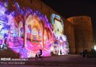 اجرای نورپردازی سه بعدی در ارگ کریمخان شیراز/تصاویر