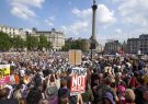 تظاهرات ده‌ها هزار نفری در لندن در اعتراض به مرگ جورج فلوید