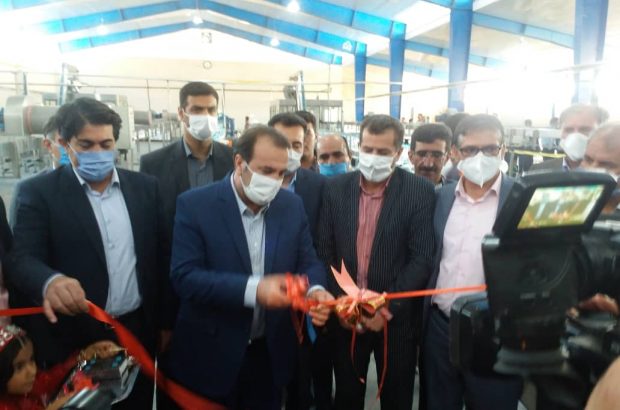 افتتاح کارخانه آب معدنی توسط استاندار فارس و رییس سازمان صمت فارس