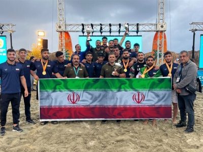مقام اولي تیم ملی کشتی ساحلی در چهارمین مرحله رنکینگ جهانی
